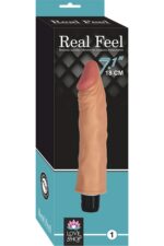 Realistik Damarlı Titreşimli Dildo -18 cm -Ten Hassasiyetinde