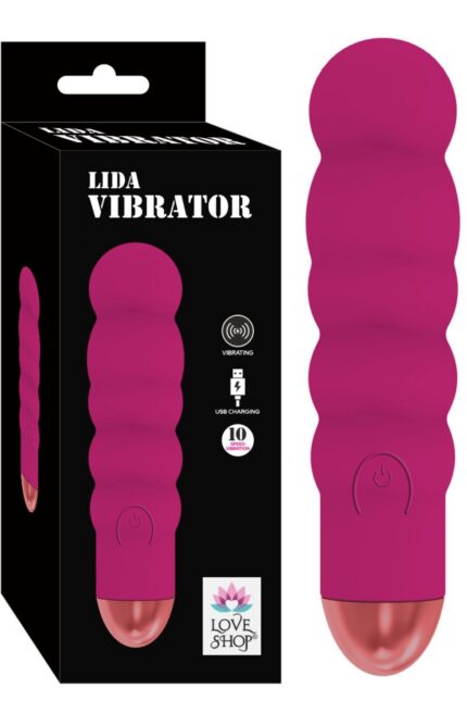 Pembe Renkli Özel Vibratör – 10 Farklı Mod, Anal Vajinal Kullanılabilir USB Şarjlı Boğumlu