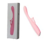 Klitoris Uyarıcılı Titreşimli Tavşan Vibratör – USB Şarjlı – Pembe-Vajinal ve Anal Kullanılabilir