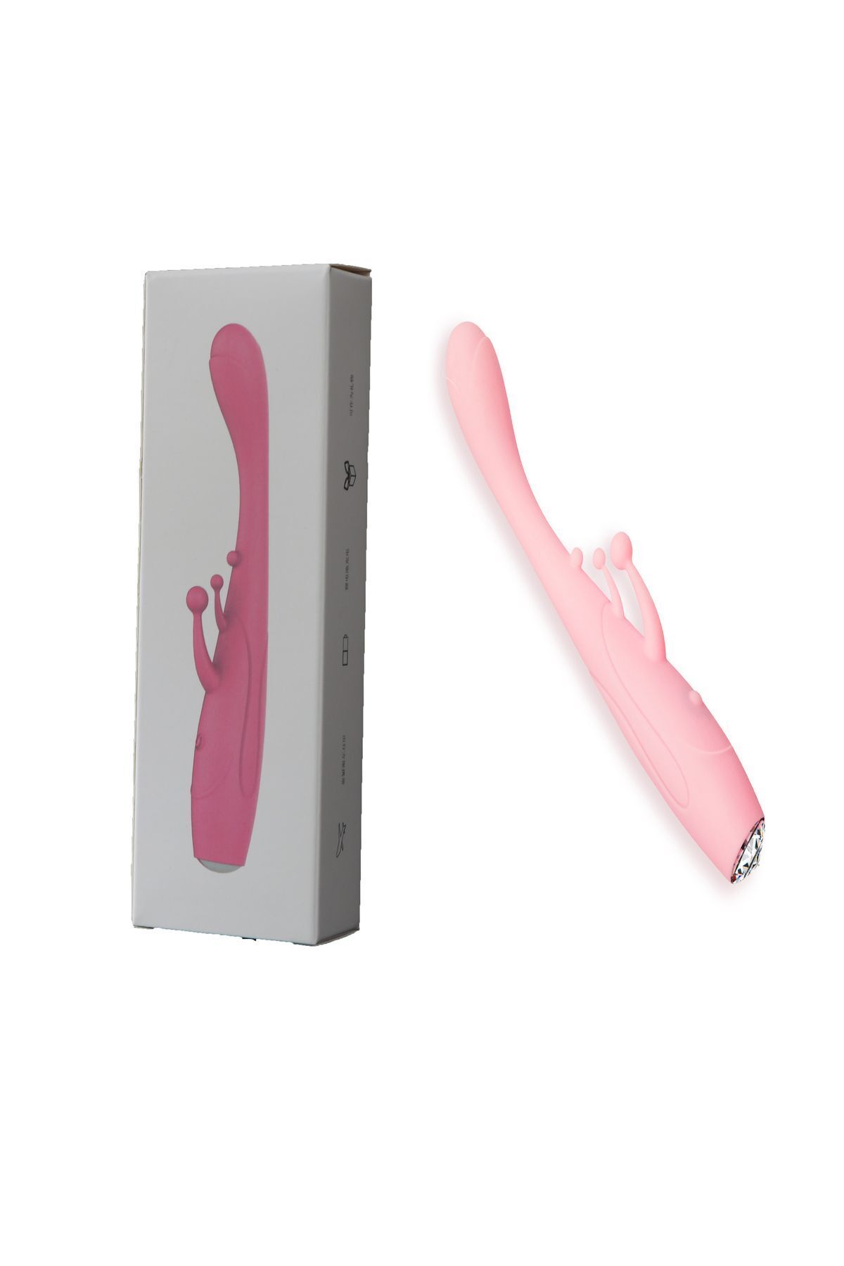 Klitoris Uyarıcılı Titreşimli Tavşan Vibratör – USB Şarjlı – Pembe-Vajinal ve Anal Kullanılabilir Klitoris Uyarıcılı Titreşimli Tavşan Vibratör – USB Şarjlı – Pembe-Vajinal ve Anal Kullanılabilir
