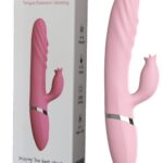 USB Şarjlı2 Motorlu Titreşimli Tavşan Vibratör – Pembe Çok FonksiyonluKlitoris Uyarıcılı23 cm