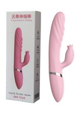 USB Şarjlı2 Motorlu Titreşimli Tavşan Vibratör – Pembe Çok FonksiyonluKlitoris Uyarıcılı23 cm