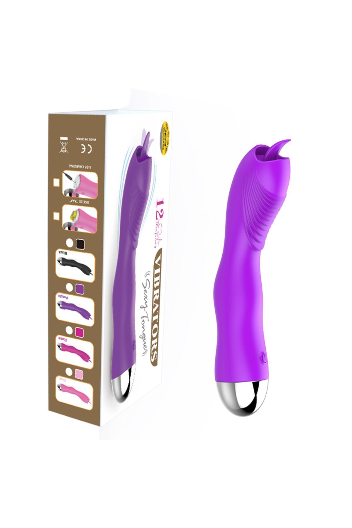 12 Modlu Özel Vibratör -Dil Şeklinde Klitoris Uyarıcılı İleri Geri Hareketli Dil-Su Geçirmez 17 cm 12 Modlu Özel Vibratör -Dil Şeklinde Klitoris Uyarıcılı İleri Geri Hareketli Dil-Su Geçirmez 17 cm