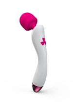 Döner Başlıklı USB Şarjlı Massage Vibratör – 20 cm -Led Işıklı25 Mod Titreşim