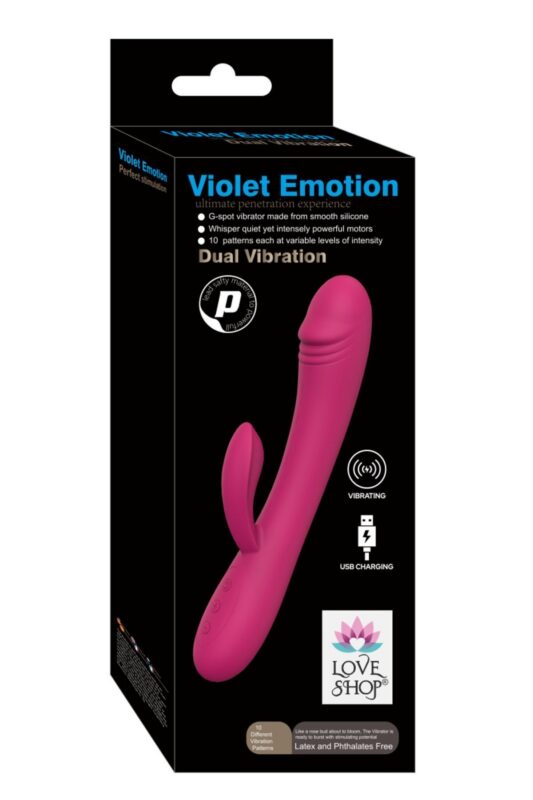 10 Mod Özel Tavşan Vibratör-İkili Kullanım(Anal Ve Vajin için)-Uzunluk 20 cm-Klitoris Uyarıcı Pembe