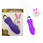12 Modlu Özel Vibratör -Penis Görünümlü Mini Vibratör – Uzaktan Kumandalı – Klitoris Uyarıcı – Mor