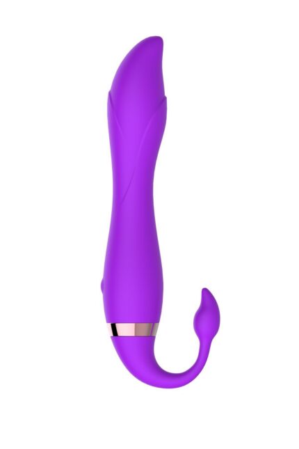 % 100 Slikon USB Şarjlı36 Fonksiyon Titreşim Kıvrımlı Uc 2 Motorlu20 CM BOYKlitoris Uyarıcı