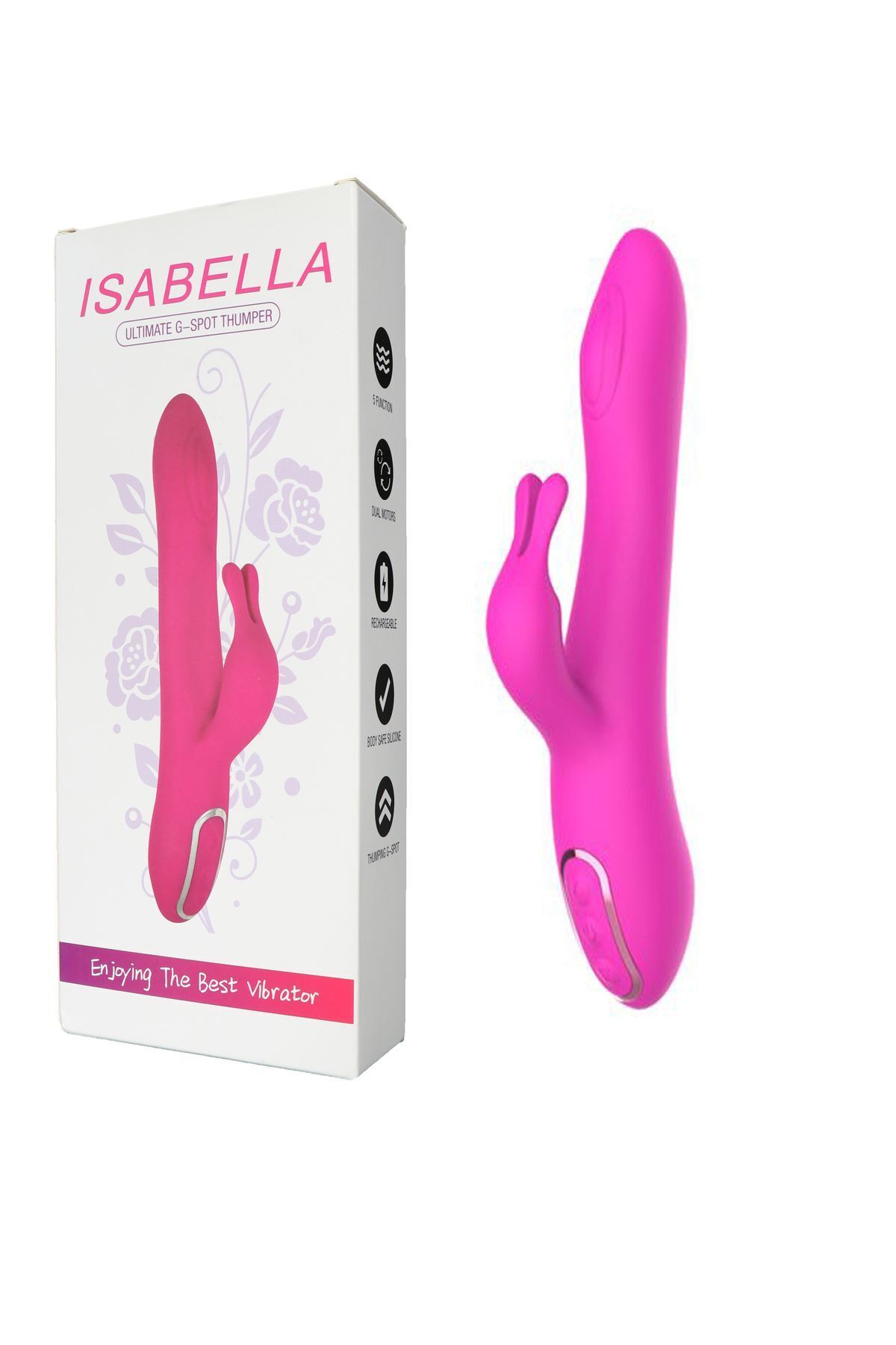 Su Geçirmez Titreşimli Vibratör – 6 Mod – Klitoris Uyarıcı -5 Mod Titreşim USB şarj Tavşan Vibratör Su Geçirmez Titreşimli Vibratör – 6 Mod – Klitoris Uyarıcı -5 Mod Titreşim USB şarj Tavşan Vibratör