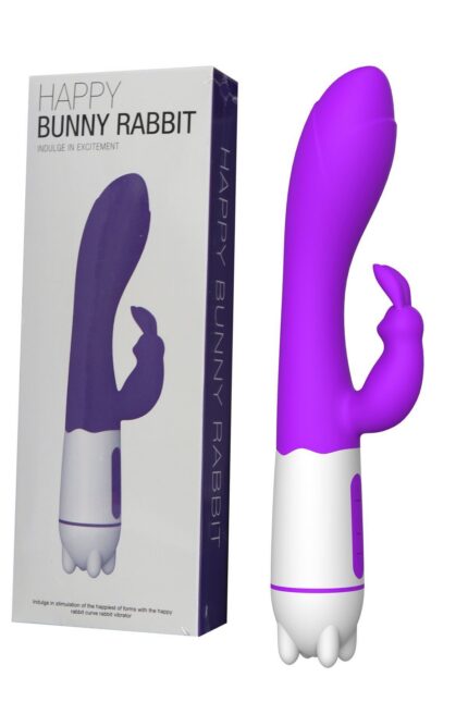 36 Mod Klitoris Uyarıcı Tavşan Vibratör Kalite-Mor- USB Şarjlı 18 cm İkili Kullanım(Anal Vajinal)