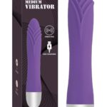 Mor Renkli Uyarıcı Medium Vibratör – USB Şarjlı -10 Fonksiyon-14,7 cm 2,7 çap