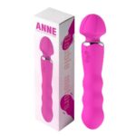 Titreşimli Vibratör-Klitoris Uyarıcı-36 Fonksiyon- Pembe Renk-Isıtıcılı-Çift Taraflı Kullanım-22 cm