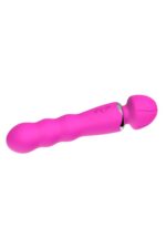 Titreşimli Vibratör-Klitoris Uyarıcı-36 Fonksiyon- Pembe Renk-Isıtıcılı-Çift Taraflı Kullanım-22 cm