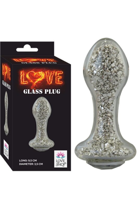 1.SINIF KALİTE CAM ANAL PLUG 9,5 CM BOY 3,5 CM EN PÜRÜZSÜZ BEYAZ RENKLİ İÇİ SİMLİ ANALPLUG