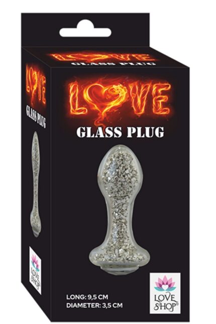1.SINIF KALİTE CAM ANAL PLUG 9,5 CM BOY 3,5 CM EN PÜRÜZSÜZ BEYAZ RENKLİ İÇİ SİMLİ ANALPLUG