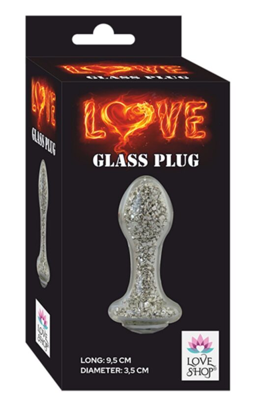 1.SINIF KALİTE CAM ANAL PLUG 9,5 CM BOY 3,5 CM EN PÜRÜZSÜZ BEYAZ RENKLİ İÇİ SİMLİ ANALPLUG