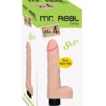 Gerçekçi Titreşimli Dildo – 21.5 cm Uzunluk, Esnek Tasarım, Haz Artırıcı Testisli