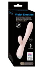 10 Modlu Özel Vibratör-G Noktası Uyarıcılı-Uzunluk 20 cm-Krem Renginde İkili Kullanım (Anal Vajinal)