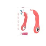 Rotasyonlu Titreşimli Vibratör – G Noktası Uyarıcılı – Uzunluk 19 cm – Klitoris Uyarıcı – Turuncu