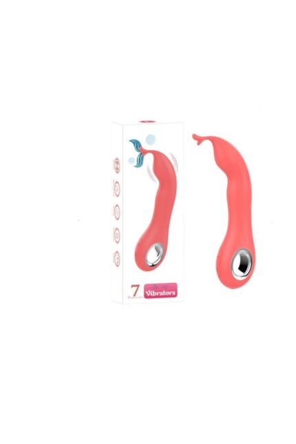 Rotasyonlu Titreşimli Vibratör – G Noktası Uyarıcılı – Uzunluk 19 cm – Klitoris Uyarıcı – Turuncu