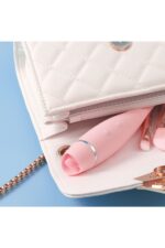 Hareketli Dilli Titreşimli Vibratör – USB Şarjlı – Pembe Anal Vajinal Kullanım