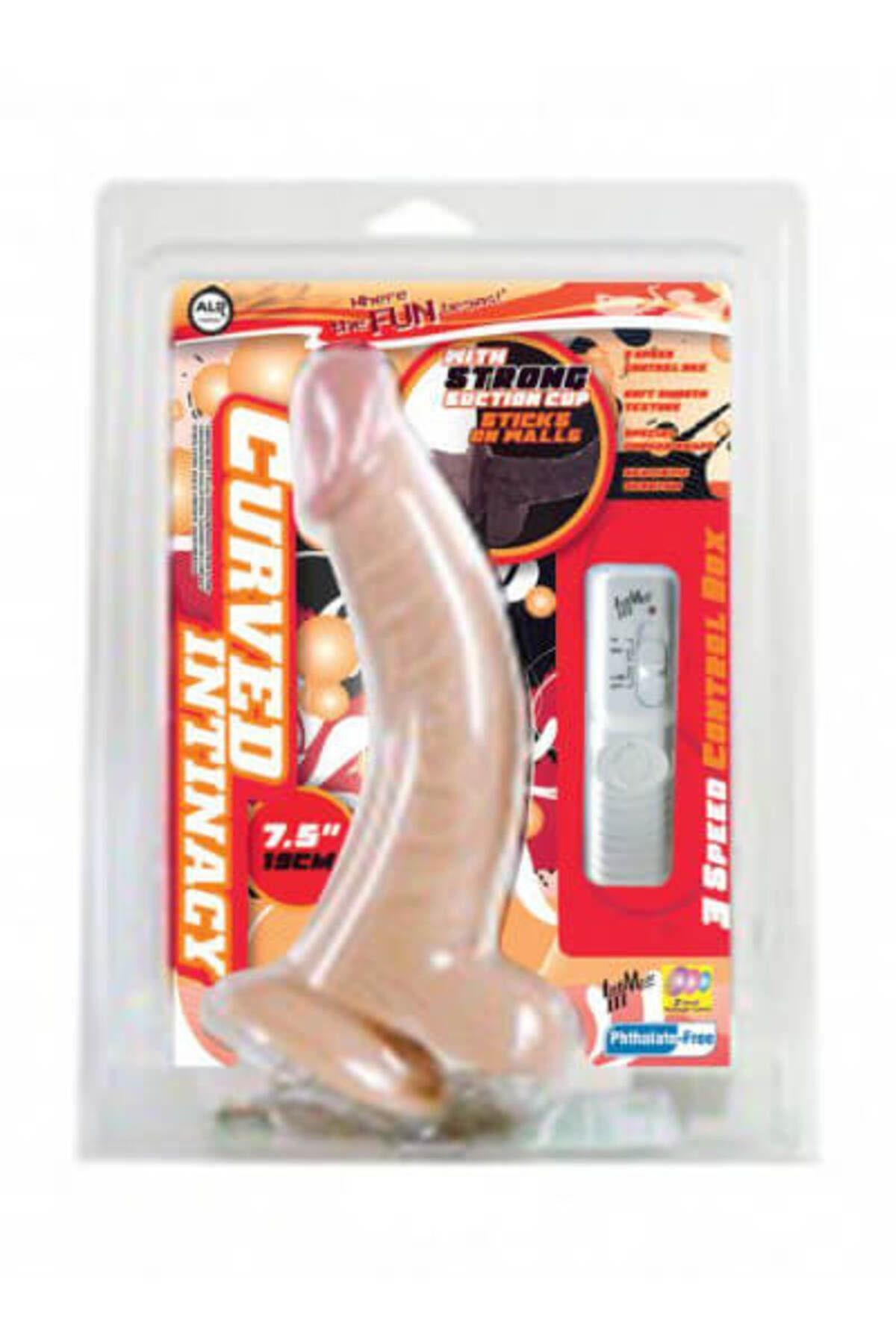 Realistik Titreşimli Vibratör – 19 cm / 4 cm Esnek Tasarım Eğimli Damarlı Vantuzlu Realistik Titreşimli Vibratör – 19 cm / 4 cm Esnek Tasarım Eğimli Damarlı Vantuzlu