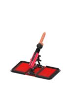 Özel Dekor Çantalı Haz Makinesi – 14 cm Yapay Penis, , Kırmızı