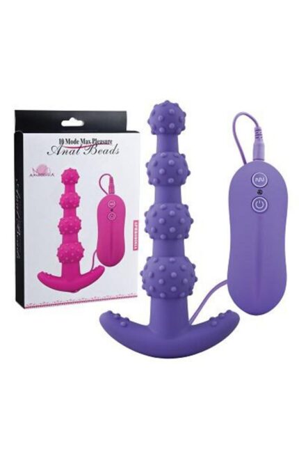 G Noktası Uyarıcılı Mavi Anal Plug – Kumandalı Titreşimli Anal Keyfi