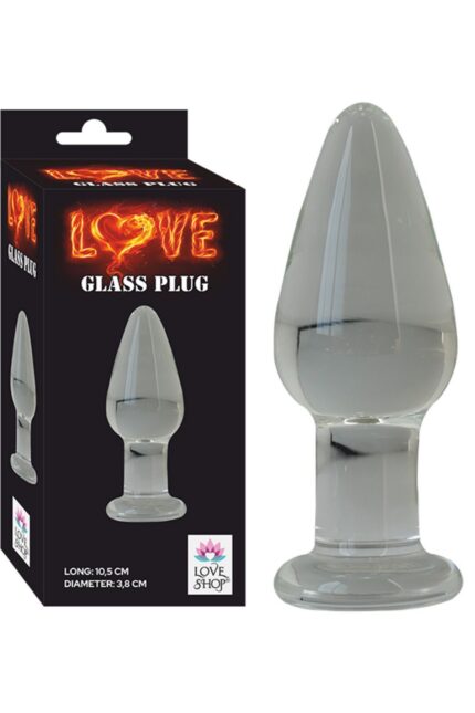 Cam Anal Plug – Cilt Dostu – Özel Tasarım – Kullanımı Kolay – Uzunluk 9 cm