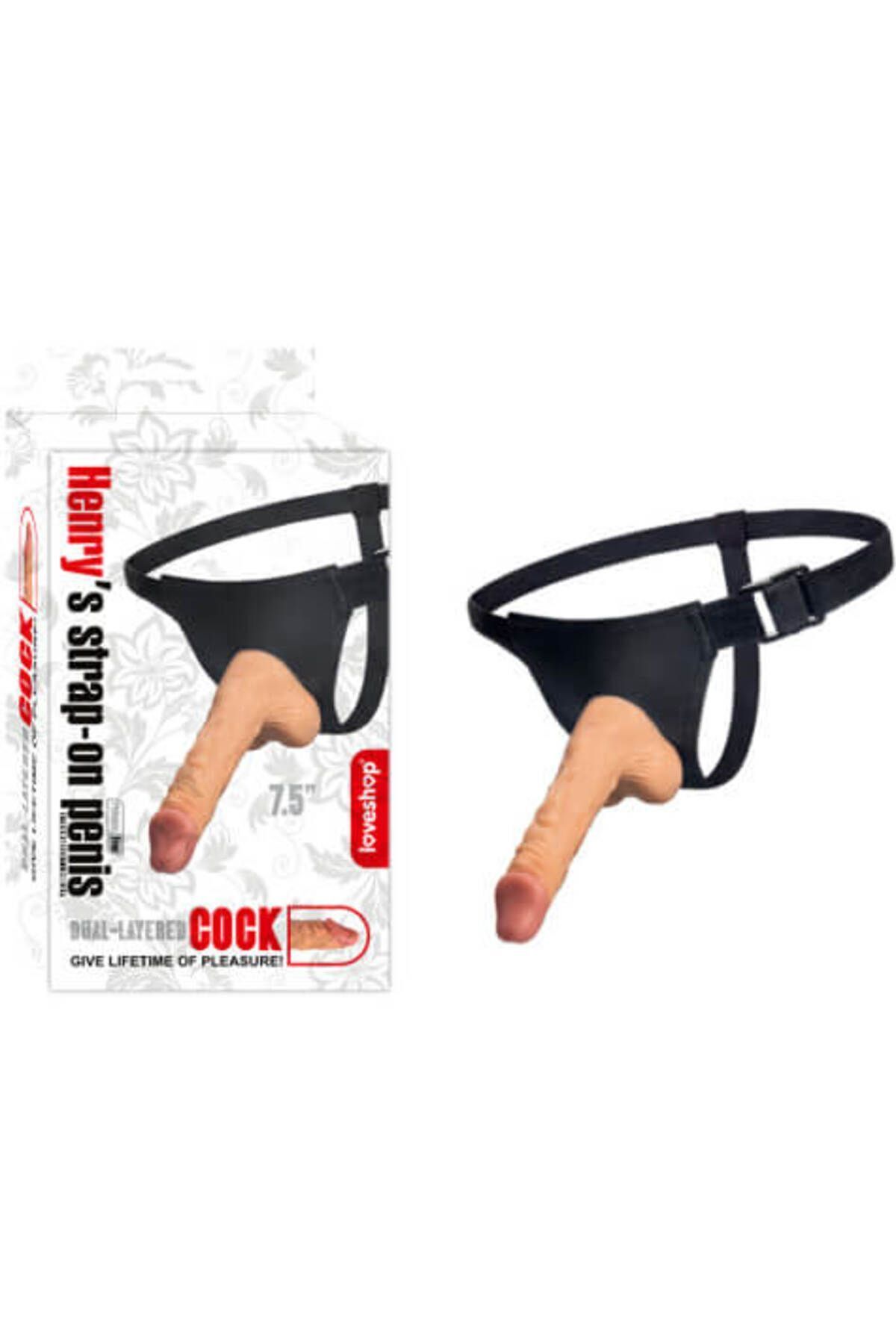 Henry 19 cm Strap-On Penis -Belden Bağlama Ürün-Vantuzlu, , Cilt Dostu, , TPE Kalite Henry 19 cm Strap-On Penis -Belden Bağlama Ürün-Vantuzlu, , Cilt Dostu, , TPE Kalite