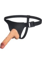Henry 19 cm Strap-On Penis -Belden Bağlama Ürün-Vantuzlu, , Cilt Dostu, , TPE Kalite