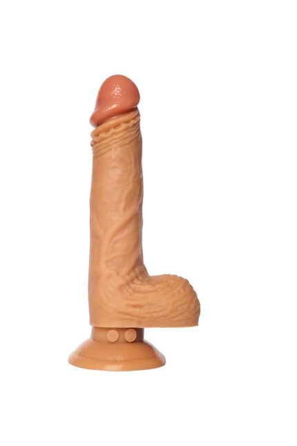 Yukarı Aşağı Rotasyonlu-Realistik Vibratör – Klitoris ve Anal Uyarıcı – 10 Mod – Uzunluk 20,3 cm