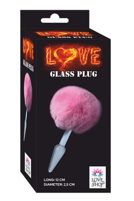 Pembe Cam Anal Plug – Özel Tasarım – Zevki Artıran Materyaller – Uzunluk 11.6 cm