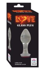 Cam Anal Plug – Özel Tasarım – Cilt Dostu – Uzunluk 11 cm Çap 4,4