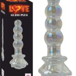 Cam Anal Plug – Özel Tasarım – Boğumlu-Cilt Dostu – Uzunluk 14,2 cm 2,9 cm En