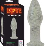 Parlayan Cam Anal Plug – LED Işık – Özel Tıpa – Kullanımı Kolay – Uzunluk 12.6 cm