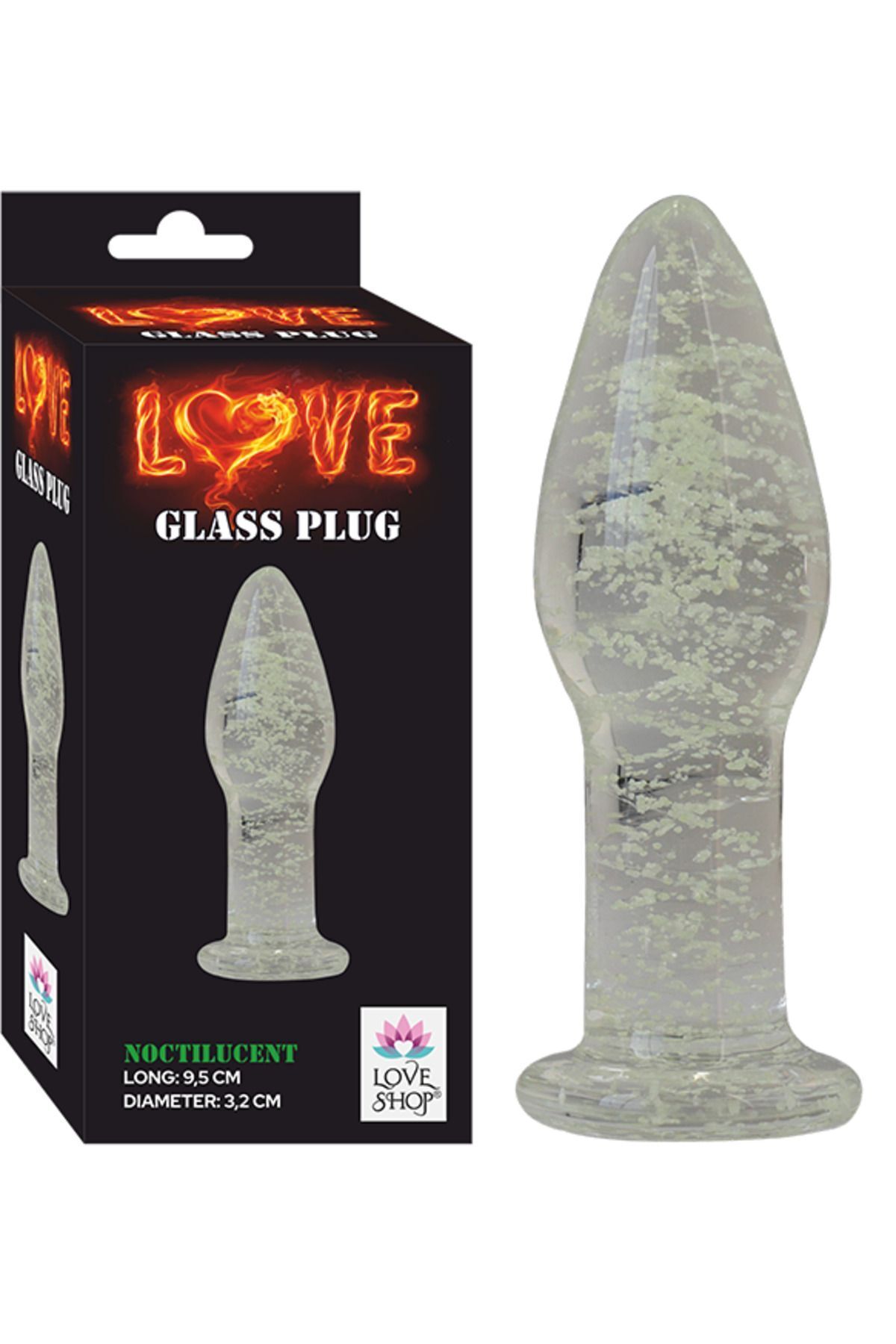 Parlayan Cam Anal Plug – LED Işık – Özel Tıpa – Kullanımı Kolay – Uzunluk 12.6 cm Parlayan Cam Anal Plug – LED Işık – Özel Tıpa – Kullanımı Kolay – Uzunluk 12.6 cm