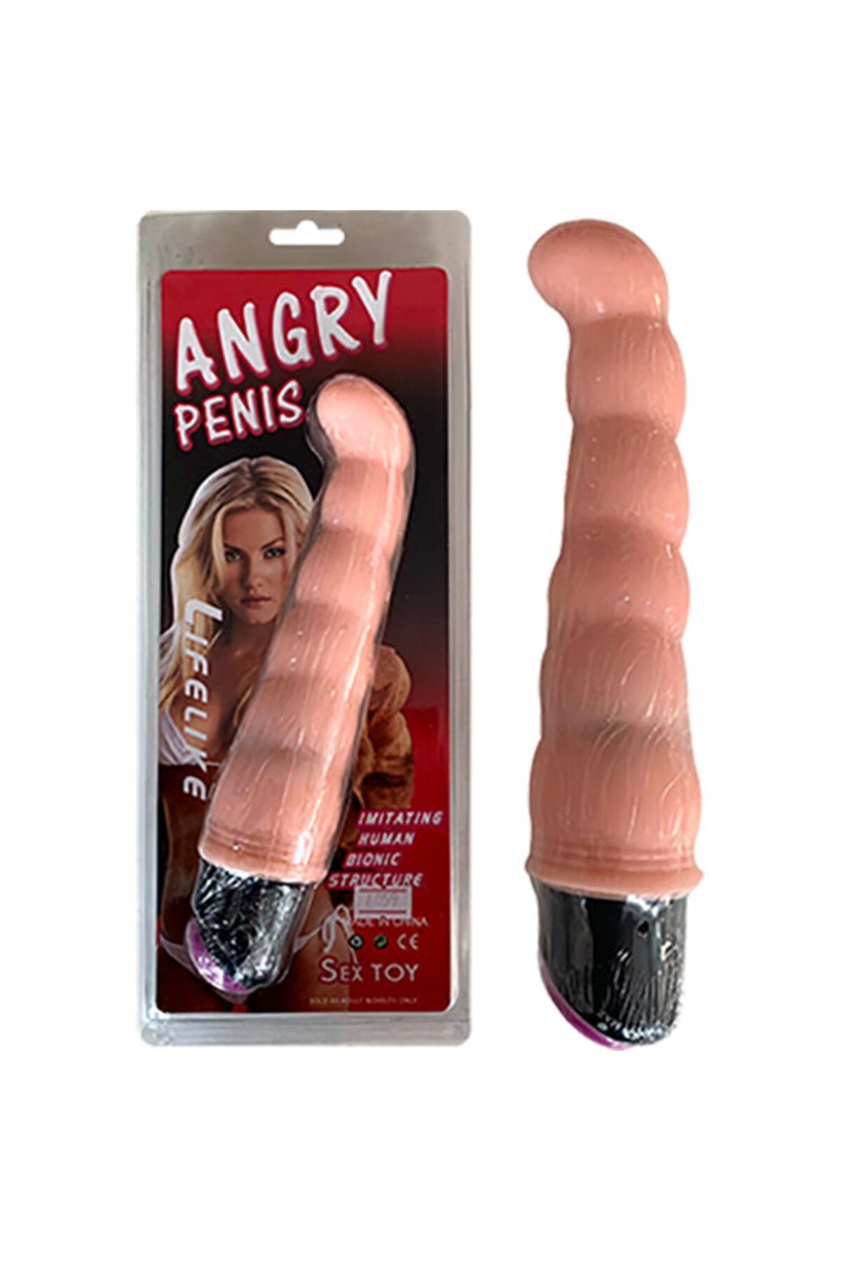 Angry Gerçekçi Penis – 20 cm, Kıvrımlı Tasarım, Titreşimli Özellik Uyarıcılı Angry Gerçekçi Penis – 20 cm, Kıvrımlı Tasarım, Titreşimli Özellik Uyarıcılı