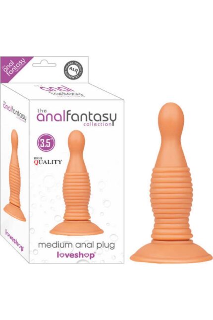Boğumlu Anal Plug – Açık Ten Renginde G Noktası Uyarıcılı Anal Keyif