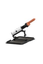Özel Dekor Çantalı Sex Makinesi – 16 cm Yapay Penis, 190 Sürtünme, Beyaz