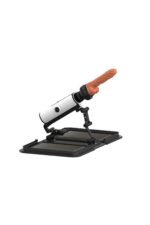 Özel Dekor Çantalı Sex Makinesi – 16 cm Yapay Penis, 190 Sürtünme, Beyaz