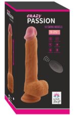 Realistik Aşağı Yukarı Rotasyonlu Vibratör – Ergonomik Tasarım – Şarj Edilebilir – Uzunluk 24 cm