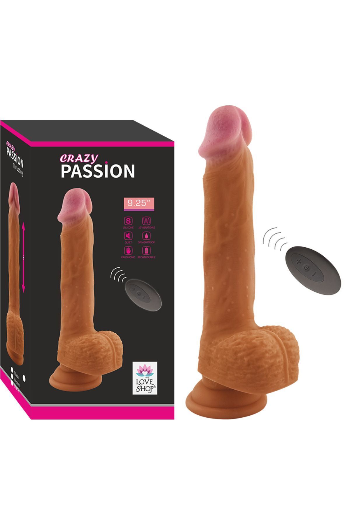 Uzaktan Kumandalı Realistik Vibratör-Sessiz ve Şarj Edilebilir-Uzunluk 20 cm Yukarı Aşağı Rotasyonlu Uzaktan Kumandalı Realistik Vibratör-Sessiz ve Şarj Edilebilir-Uzunluk 20 cm Yukarı Aşağı Rotasyonlu