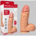 Kalın King Size Dildo – 24 cm Uzunluk,- 7,3 Çap – Gerçekçi Dokuya Sahip