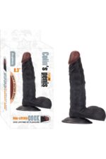 Colin’s Realistik Penis – 21 cm Uzunluk, Siyah Ten Rengi, Yüksek Vantuzlu, Cilt Dostu & PVC İçermez