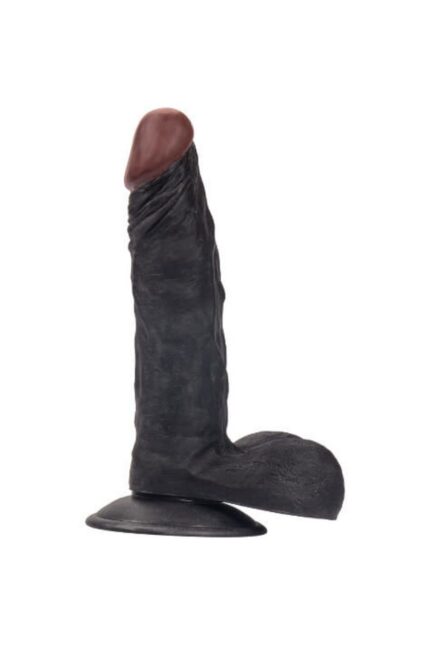 Colin’s Realistik Penis – 21 cm Uzunluk, Siyah Ten Rengi, Yüksek Vantuzlu, Cilt Dostu & PVC İçermez
