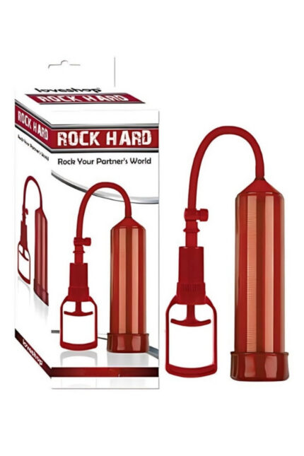 Kırmızı Rock Hard Penis Pompası – Kırılmadan Bükülebilen Hortum, Yüksek Emiş Gücü