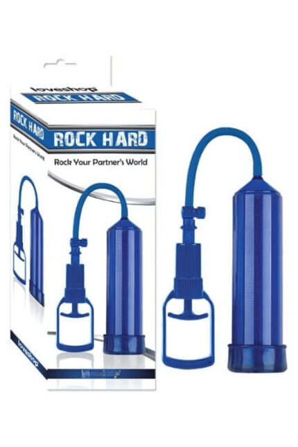 Mavi Rock Hard Penis Pompası – Vakum Teknolojisiyle Güçlü Etki