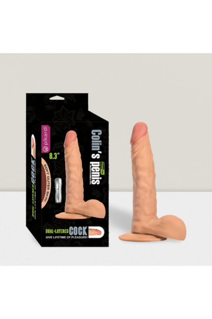 Realistik Titreşimli Penis Dildo – 20 cm Uzunluk – Esnek & Bükülebilir
