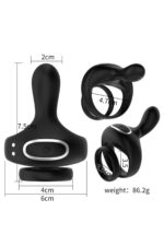 Anal Vajinal ve Klitoris Titreşim Özelliği Uyarılmayı Arttırır SİLİCONE RİNG VİBRATİNG