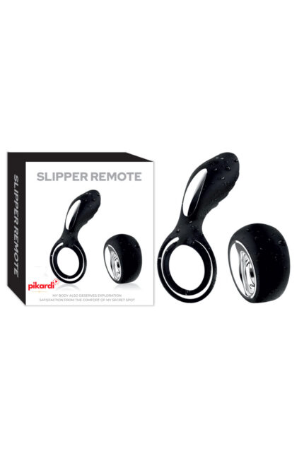 SLİPPER REMOTE MOR RENKLİ – Extra Güçlü Titreşim Modu – Uzaktan Kullanım – Klitoris Uyarıcılı Ring